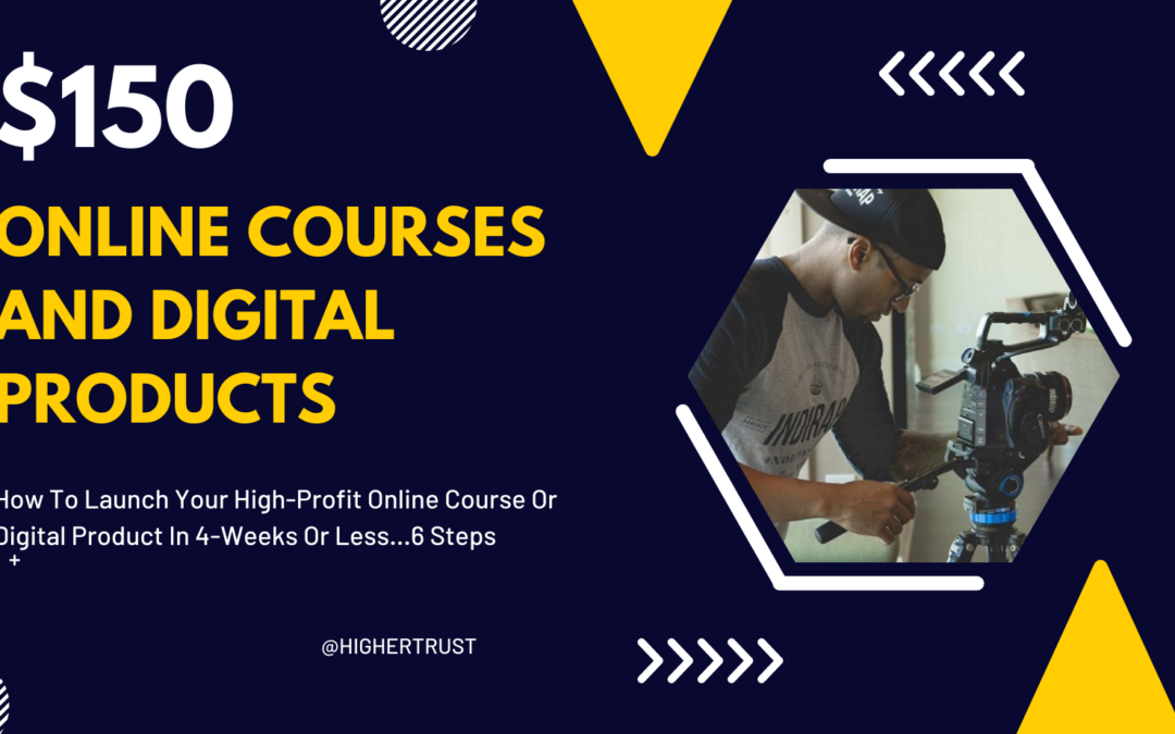 6 Steps To Launching Your $150 Online Course In 4-Weeks Or Less